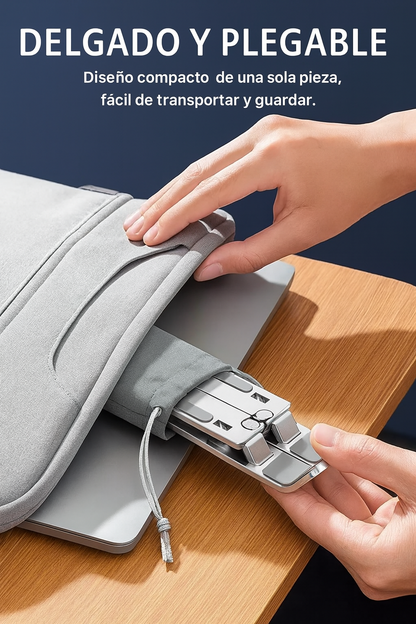 Soporte ergonómico de aluminio para portátil | Deskery™